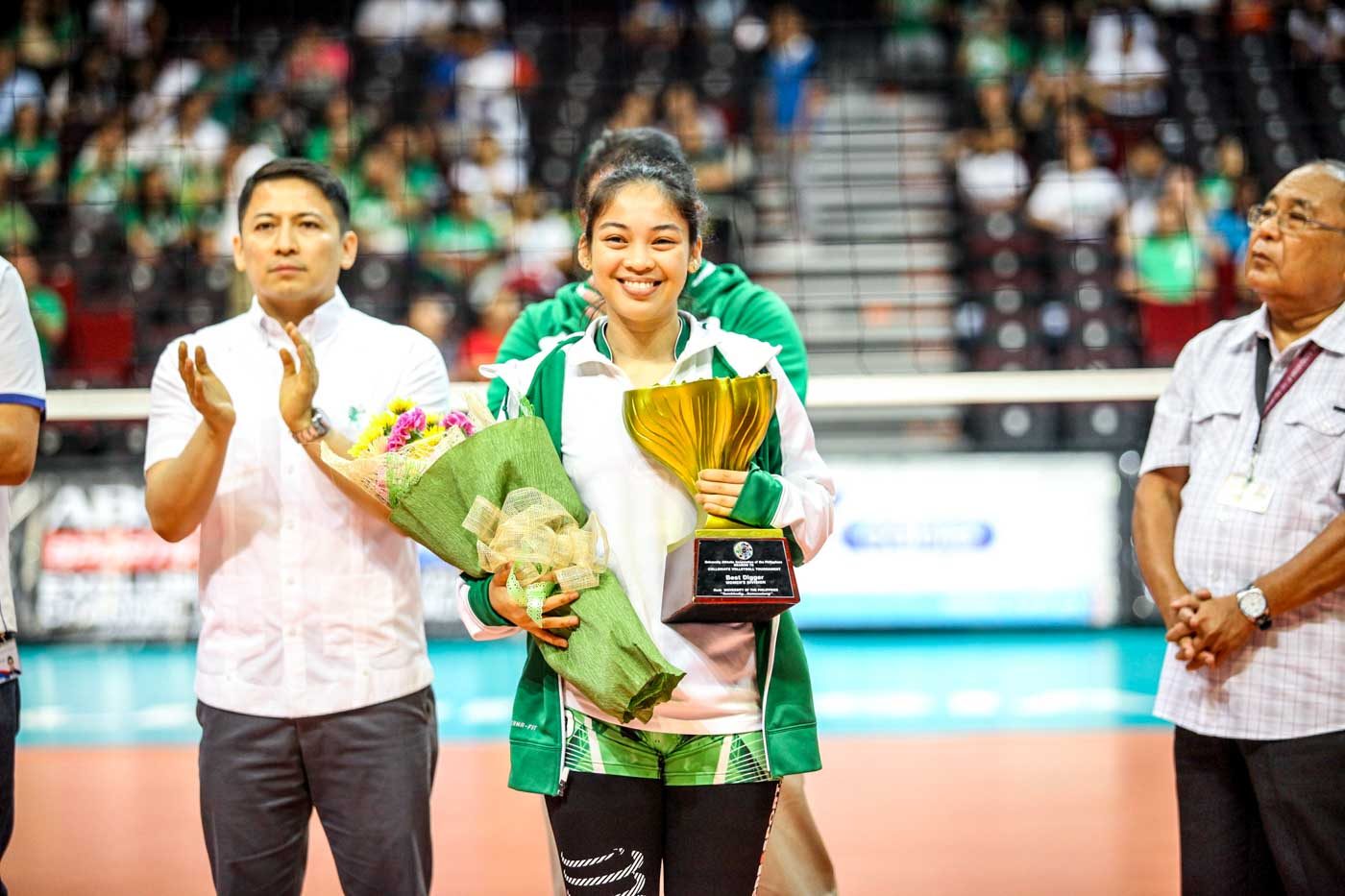Dawn Macandili was named the Best Digger and Best Receiver. Photo by Josh Albelda/Rappler 