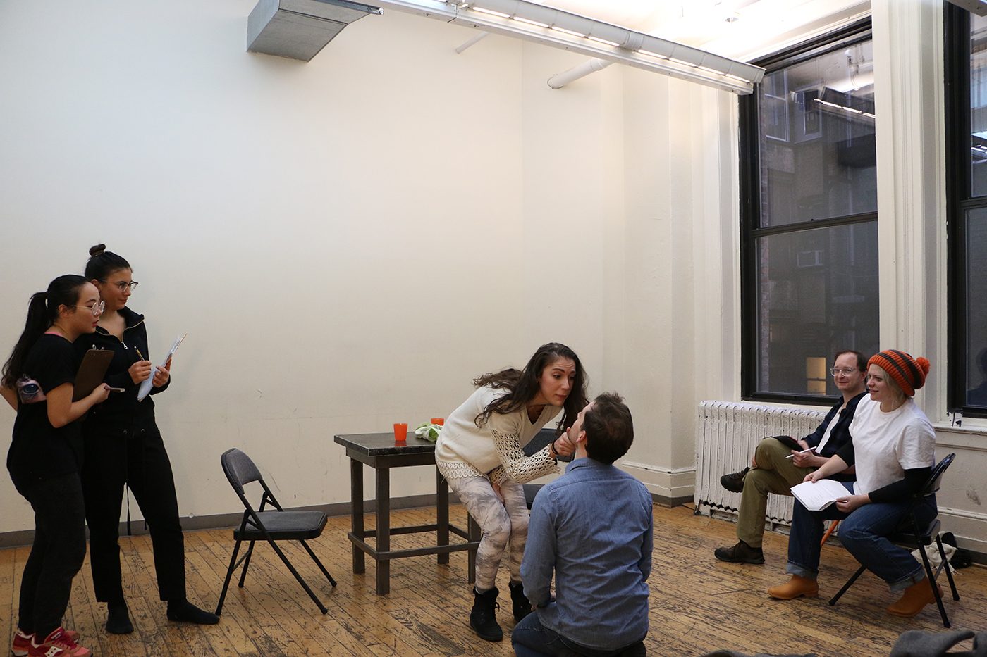 DEFYING STEREOTYPES. The Sun Tries Dating cast in rehearsal. Photo by Sarah Bitar
 