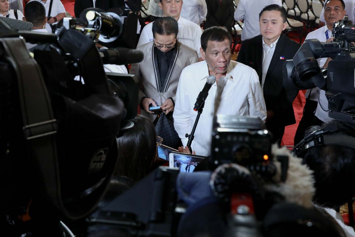 Duterte mulls gov’t takeover of Maynilad, Manila Water if water shortage escalates