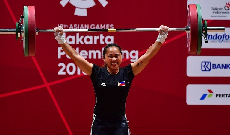 Golden delight: Hidilyn Diaz bags first PH gold