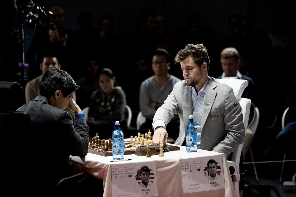 Carlsen and So take Fischer Random lead