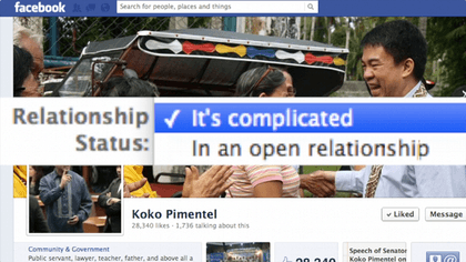 Pimentel, Binay dan Politik Facebook