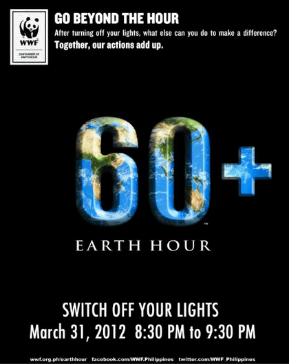 Hitung mundur 60 jam menuju Earth Hour