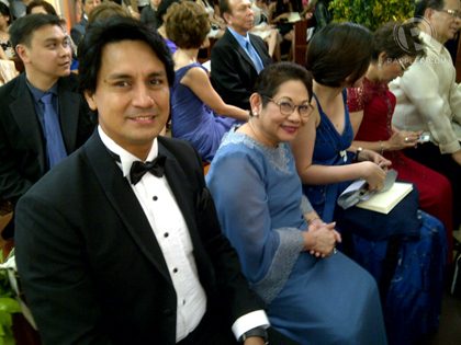 CELEBRITIES: Actor Richard Gomez was among the over 700 guests. Other celebrities who graced the occasion were Mariel Rodriguez, Migz Zubiri and wife Audrey, Valerie Concepcion, Marco Alcaraz and girlfriend Lara Quigaman. Photo by Alvin Lao